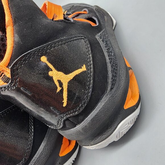 Nike Jordan Flywire Basketball Shoes Black Orange Size 7.5 US 40.5 EU - Picture 11 of 16